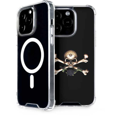 Alchemy Skull and Crossbones iPhone 15 Pro MagSafe Case